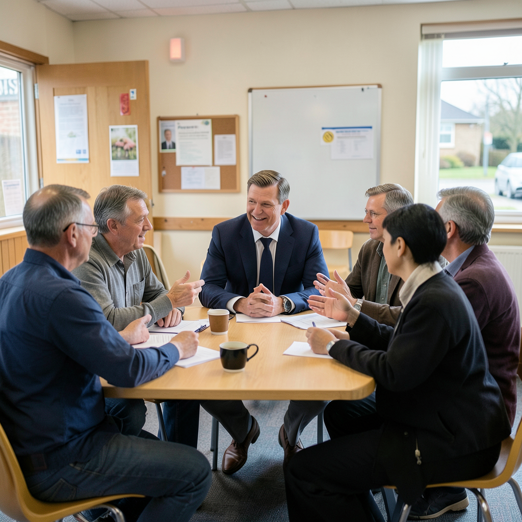 Chris Ward MP holds Peacehaven surgery after residents raise housing and health concerns